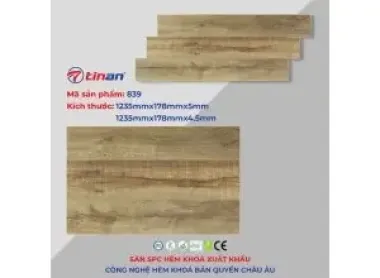 Sàn SPC hèm khóa xuất khẩu