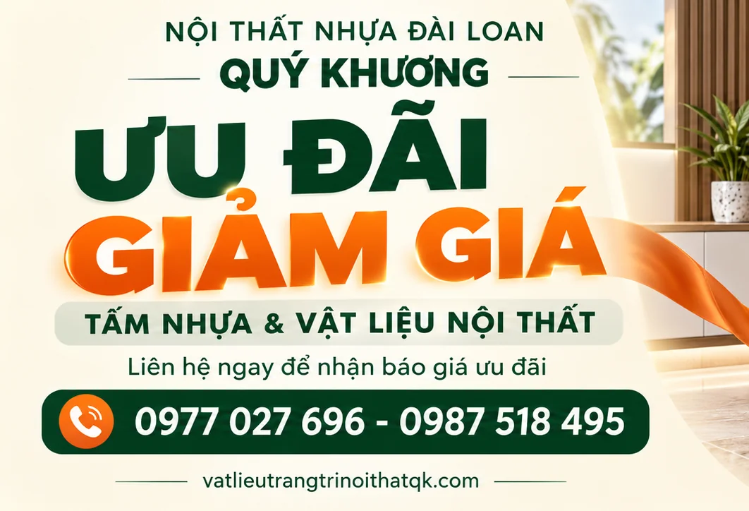 NỘI THẤT NHỰA ĐÀI LOAN - QUÝ KHƯƠNG